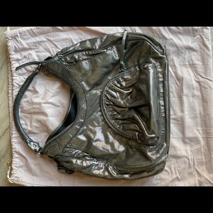 Botkier shoulder tote. Silver/gold tone